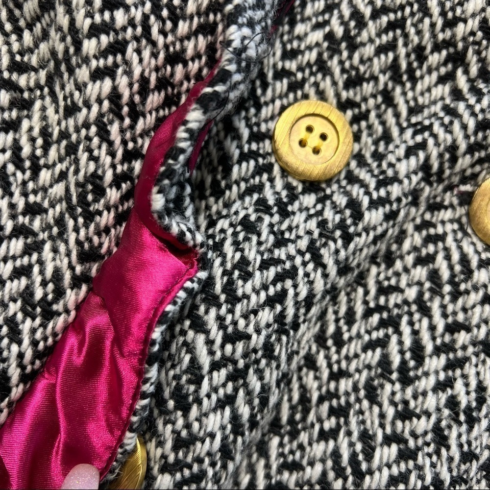 Penelope Mack Double Breasted Wool Blend Coat - Picture 5 of 7